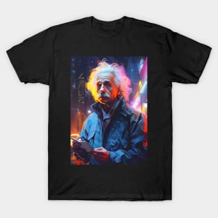 Einstein Cyberpunk T-Shirt